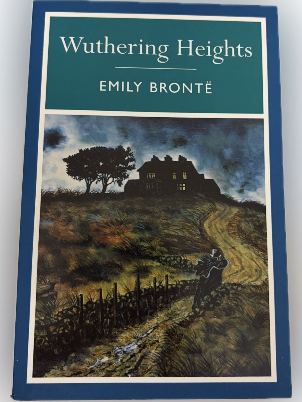 Wuthering Heights by Emily Brontë - Classic Blue Hardcover